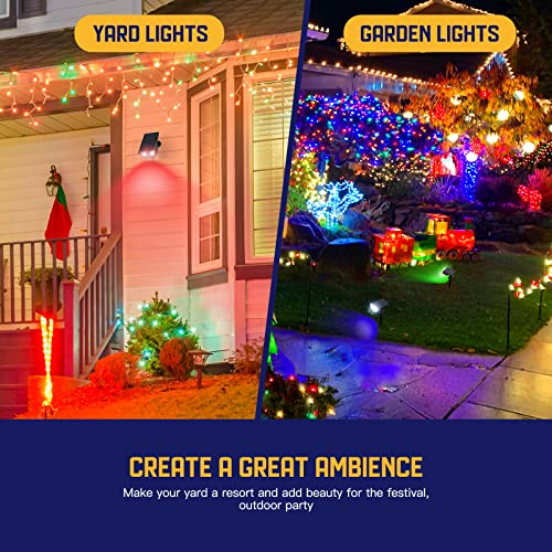 Solar Color Changing Spotlights - 2 Pack