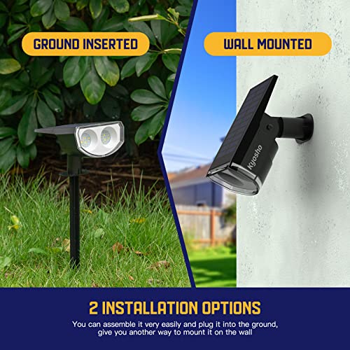 Solar Color Changing Spotlights - 2 Pack