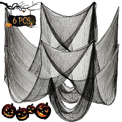 6 Pcs Spooky Halloween Gauze Decorations for Home
