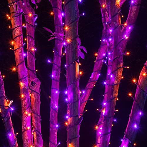 300FT Halloween LED String Lights - Purple & Orange