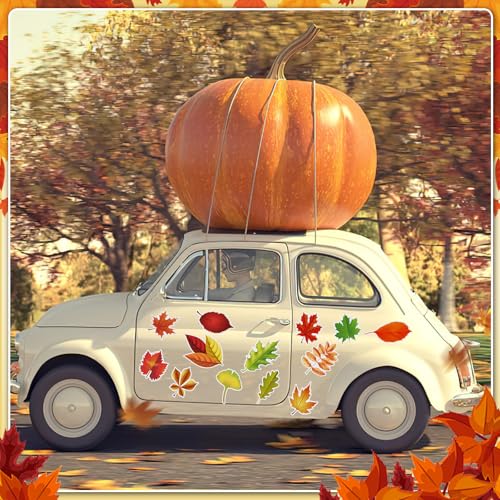 Autumn Leaf Magnets - 22pc Thanksgiving Decor