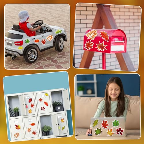 Autumn Leaf Magnets - 22pc Thanksgiving Decor