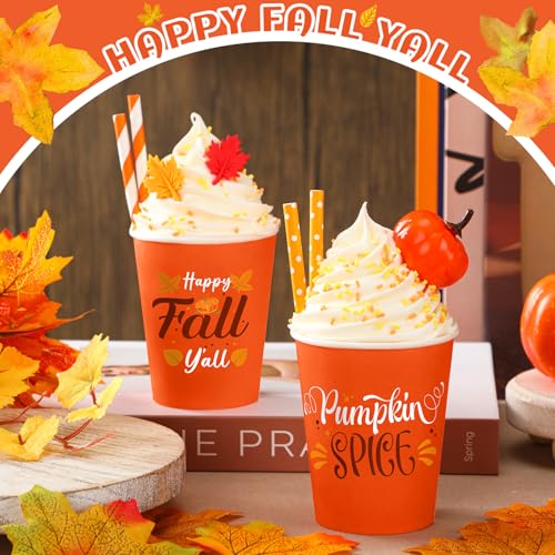 Fall Tiered Tray Decor Set with Faux Cream