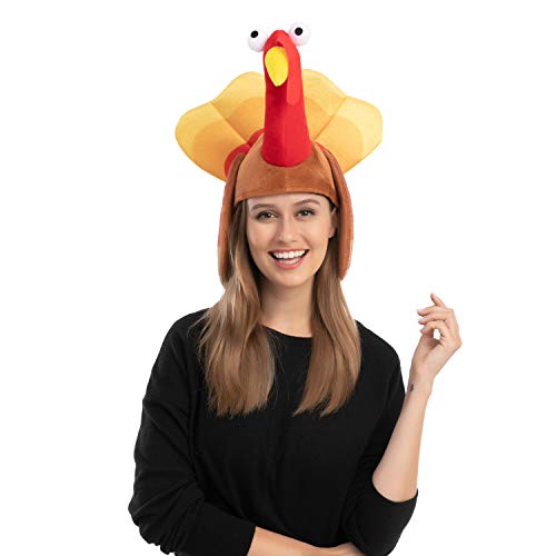 Silly Thanksgiving Turkey Hat Set for Parties