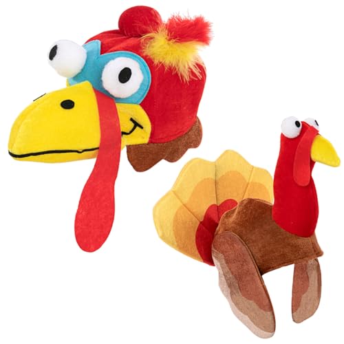 Silly Thanksgiving Turkey Hat Set for Parties