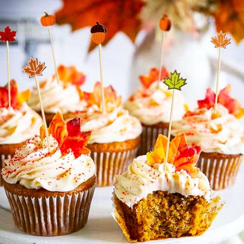 Fall Cocktail Picks - 100PCS Festive Appetizer Sticks