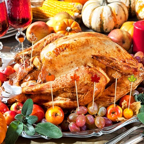 Fall Cocktail Picks - 100PCS Festive Appetizer Sticks
