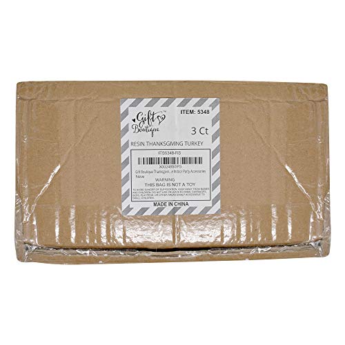 Thanksgiving Turkey Ceramic Shelf Sitters - 3 Pack