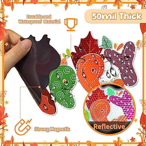 15-Piece Fall Thanksgiving Magnetic Decorations Set
