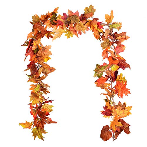 Maple Leaf Fall Garland - 2 Pack Decor