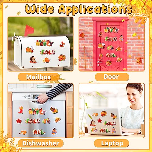 15-Piece Fall Thanksgiving Magnetic Decorations Set