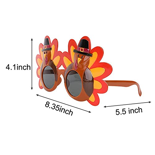 Thanksgiving Turkey Sunglasses Props - 2 Pack