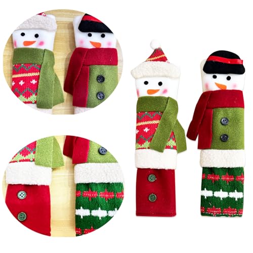 Christmas Snowman Handle Covers - 3 Piece Set