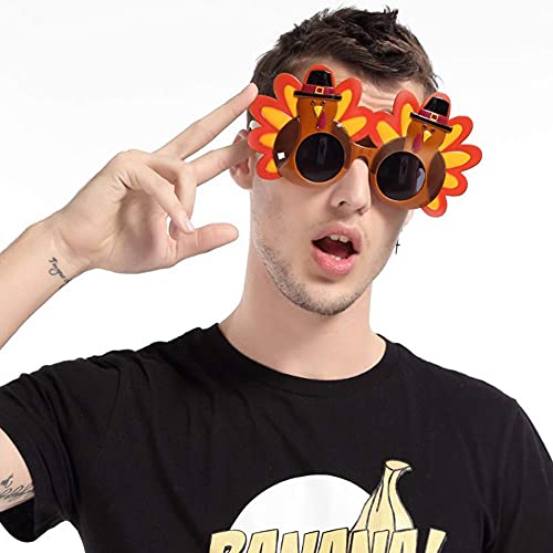 Thanksgiving Turkey Sunglasses Props - 2 Pack