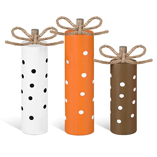 Wooden Fall Thanksgiving Tiered Tray Decorations Set