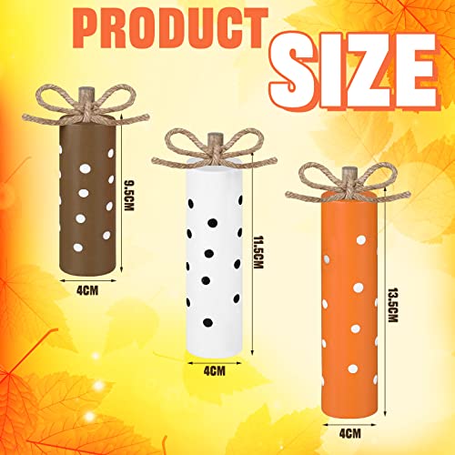 Wooden Fall Thanksgiving Tiered Tray Decorations Set