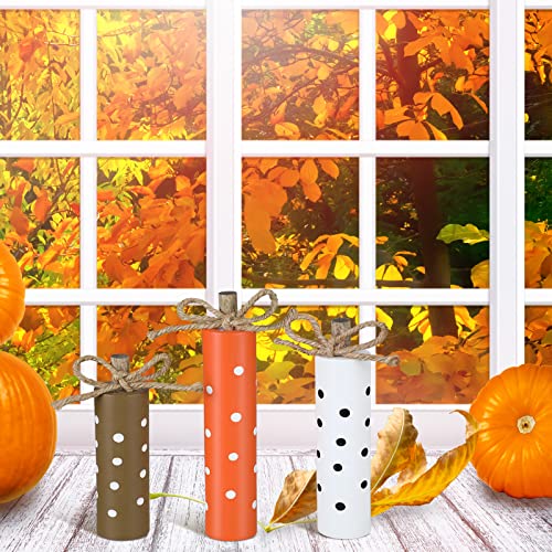 Wooden Fall Thanksgiving Tiered Tray Decorations Set