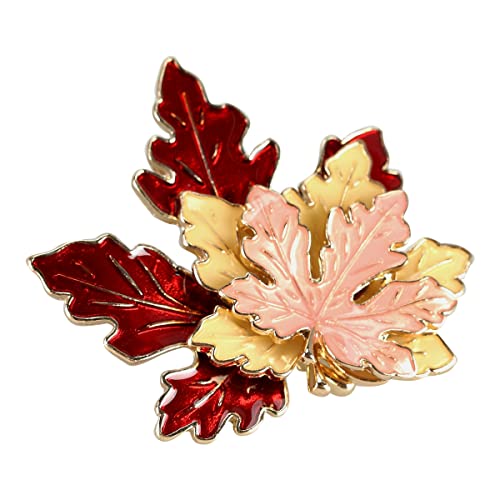 Autumn Maple Leaf Thanksgiving Brooch Pin