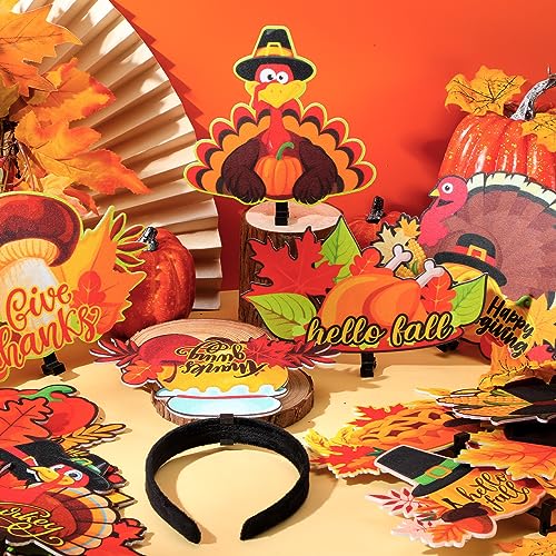 12 Pcs Thanksgiving Turkey Headband Party Accessories