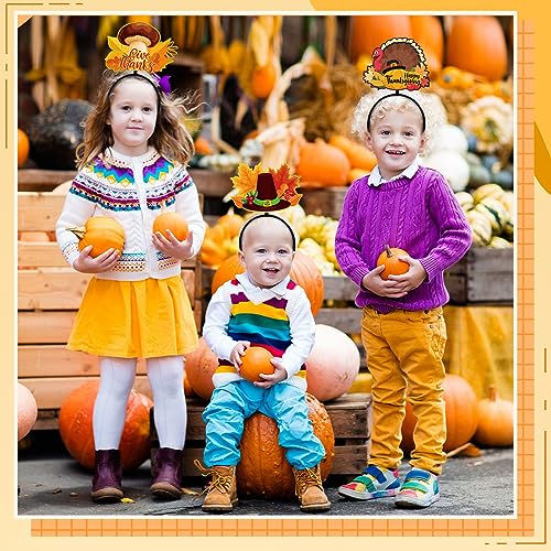 12 Pcs Thanksgiving Turkey Headband Party Accessories
