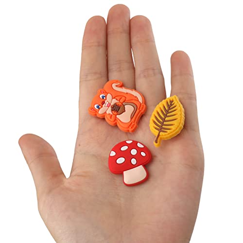 Thanksgiving Pumpkin Turkey Shoe Charms - 30PCS
