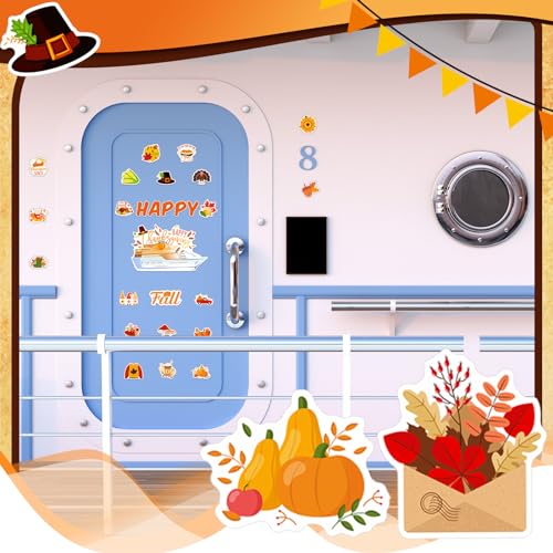 Thanksgiving Cruise Door Magnets - 27 Pcs Set