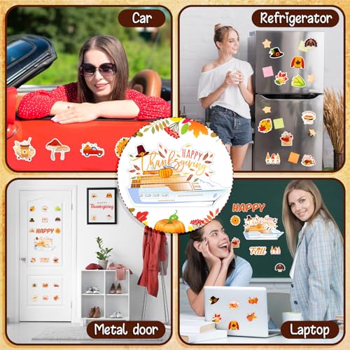Thanksgiving Cruise Door Magnets - 27 Pcs Set