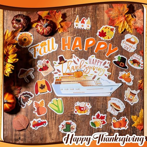 Thanksgiving Cruise Door Magnets - 27 Pcs Set