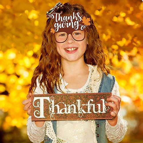 24 PCS Thanksgiving Turkey Eyeglasses Photo Props