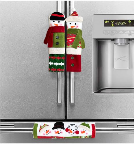 Christmas Snowman Handle Covers - 3 Piece Set