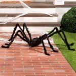 Giant Hairy Spider Outdoor Halloween Decoration