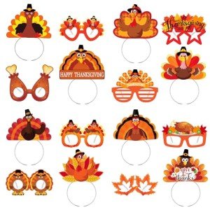 Thanksgiving Headband and Glasses Party Set