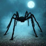 Giant Hairy Spider Outdoor Halloween Decoration