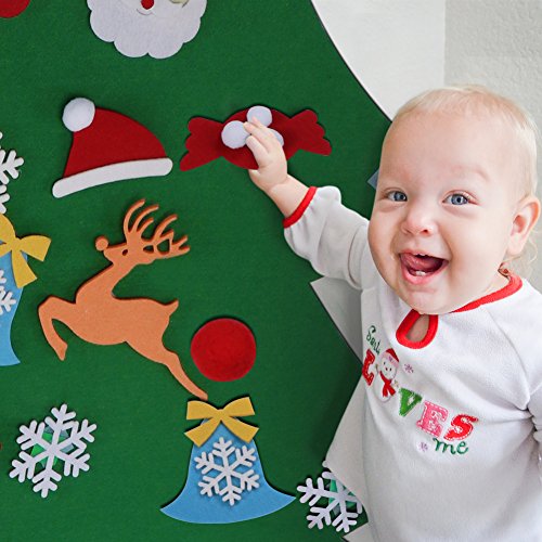 DIY Felt Christmas Tree Set for Kids