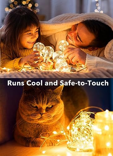 12 Pack LED Fairy Lights - Waterproof 7ft String