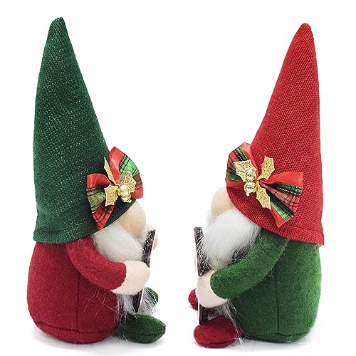 Handmade Christmas Gnomes with Gingerbread Ornaments