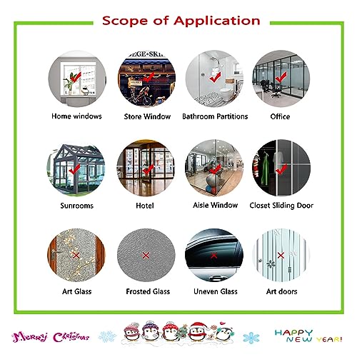 321PCS Snowflake Window Clings for Holiday Cheer