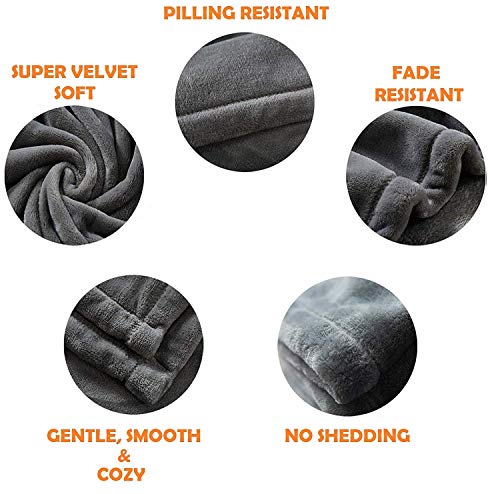 Burgundy Reindeer Velvet Holiday Fleece Blanket 50x60