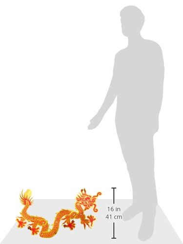 Beistle Red and Gold Dragon Cutout Decoration