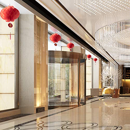 20-Pack 10-Inch Chinese Red Paper Lanterns