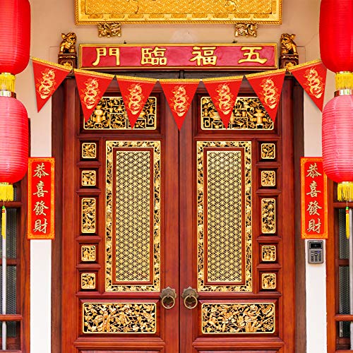 20pcs Dragon Pennant Banner for Chinese New Year