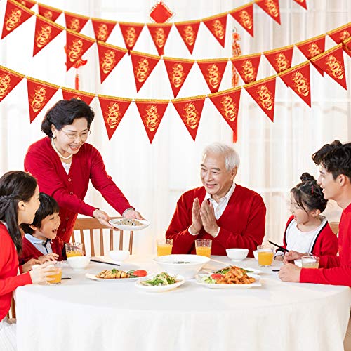 20pcs Dragon Pennant Banner for Chinese New Year
