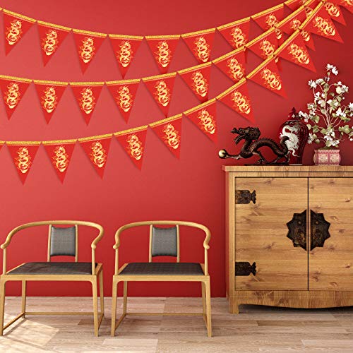 20pcs Dragon Pennant Banner for Chinese New Year
