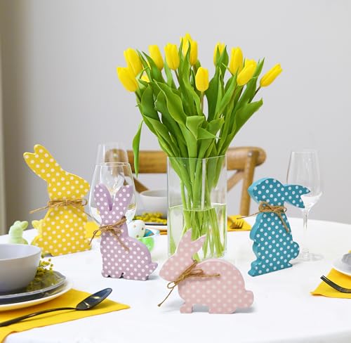 Pastel Bunny Table Centerpieces for Spring Decor
