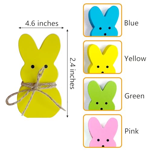 Easter Bunny Peeps Table Decor - 4 Pack