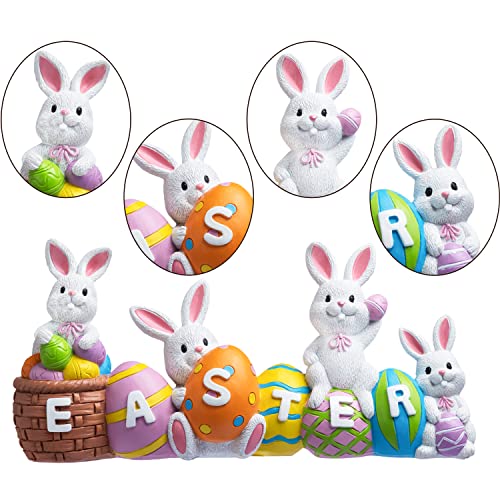 Easter Bunny and Egg Tabletop Centerpiece Decor