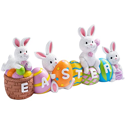Easter Bunny and Egg Tabletop Centerpiece Decor