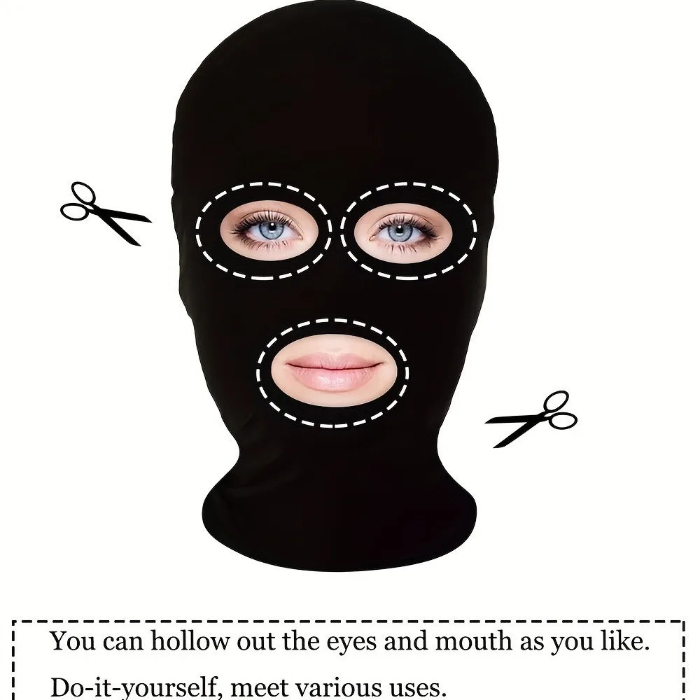 Spandex Ghost Mask Halloween Costume Accessory
