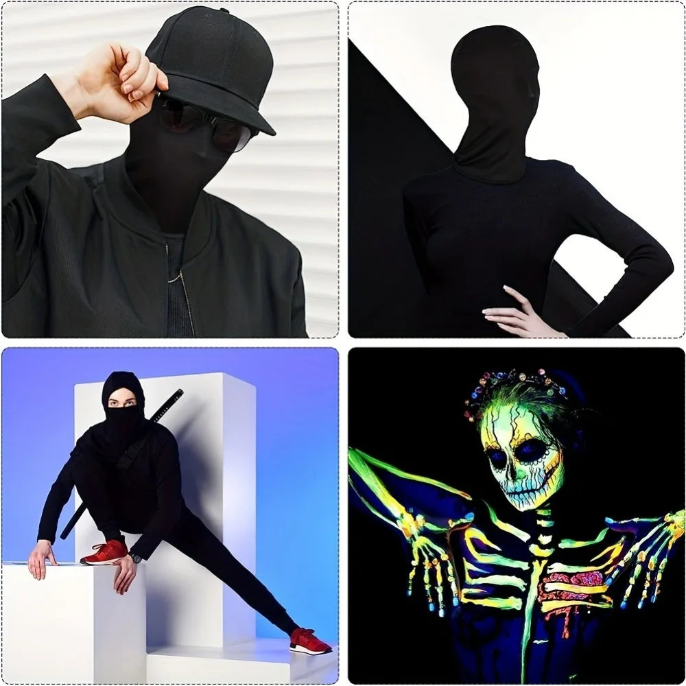 Spandex Ghost Mask Halloween Costume Accessory