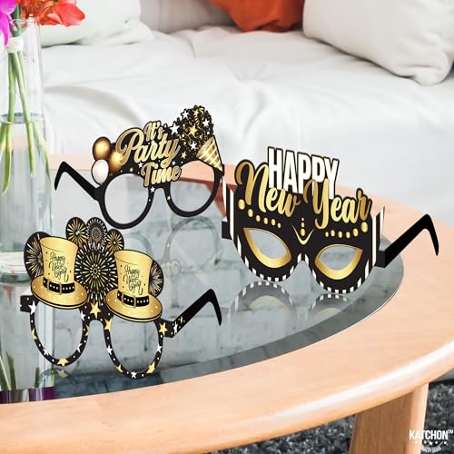 Happy New Year Glasses 2025 - Pack of 12